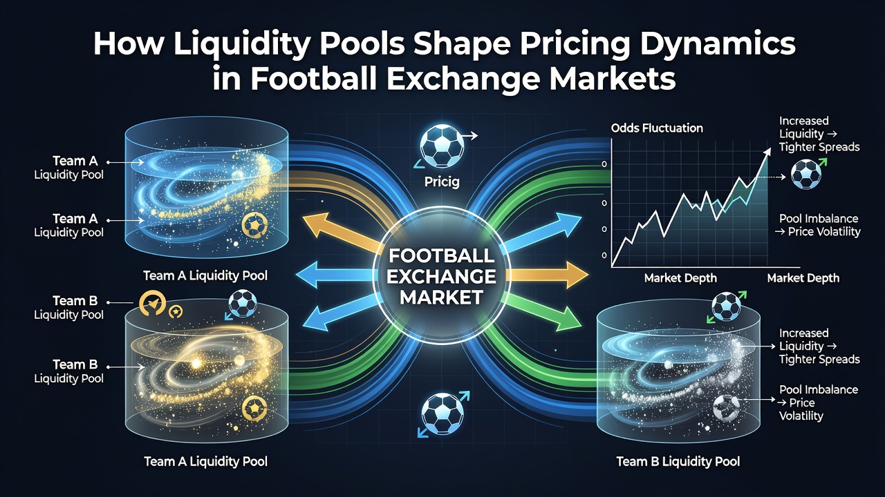 Chart displaying how liquidity depth affects odds movement during live football matches